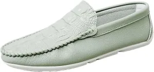 Men's Prom Loafers Shoes Pu Leather Prom Solid Color Party Non Slip Low Top Anti-Slip Shoe Slip-on
