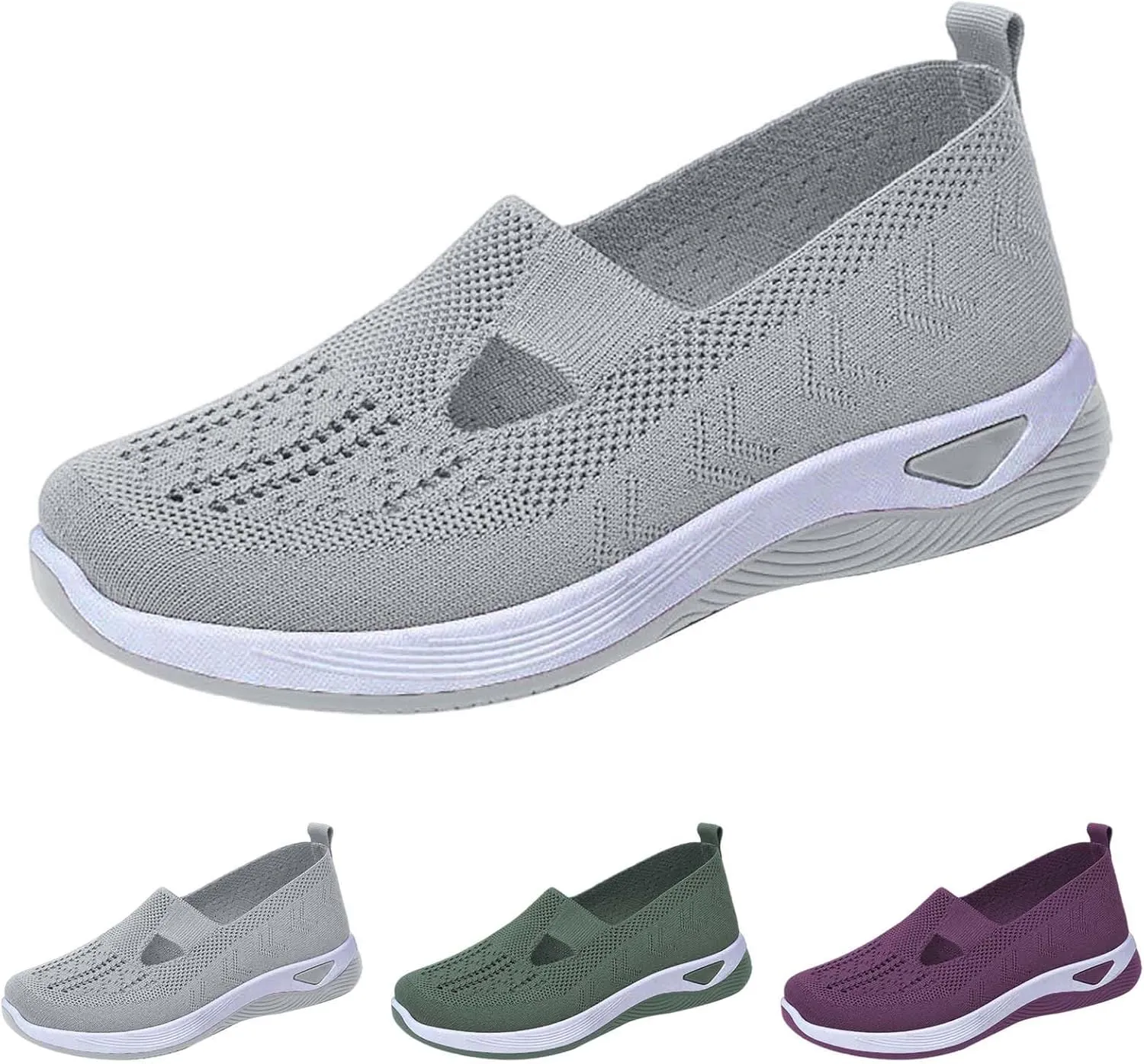 Mens Running Shoes Walking Sneakers for Women Wide Width Men's Loafers & Slip-Ons Solid Color Comfy Casual Christmas Running Shoes Women Wide Toe Box Trendy Casual