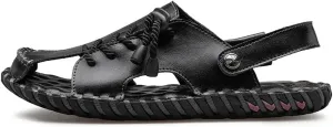 Men's Sandals Genuine Leather Beach Shoes Men Leisure Sandals Casual Shoes