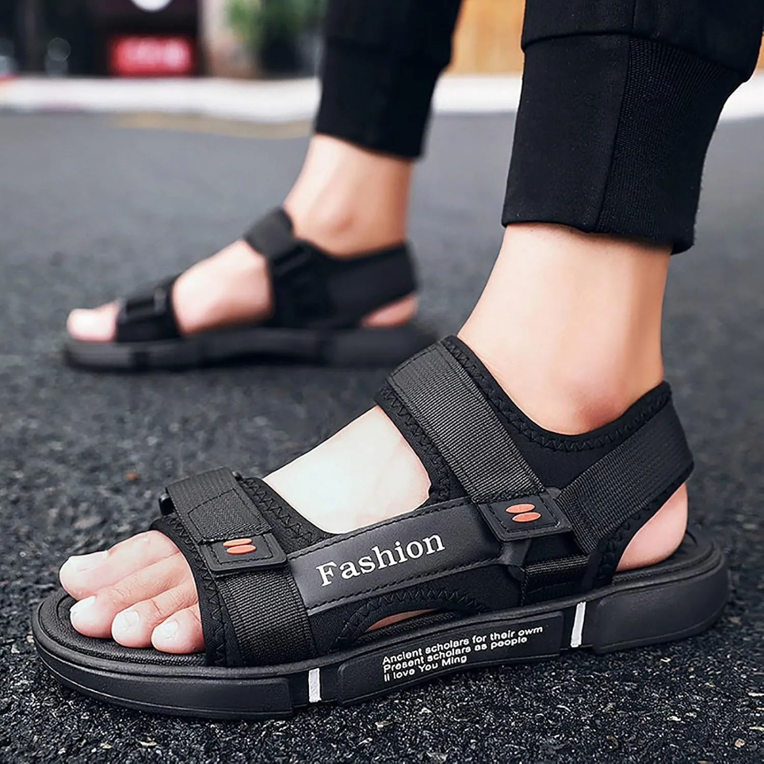 Mens Sandals Sandal for Men Mens Beach Sandals Lightweight Comfortable Non Slip Beach Hiking Sandal