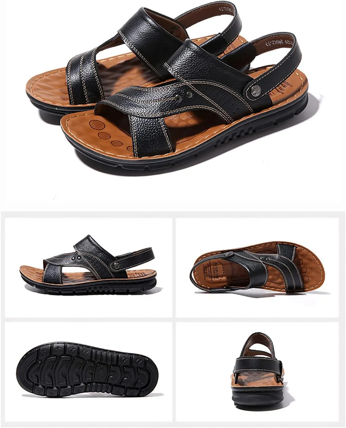 Mens Sandals Sandal for Men Mens Beach Sandals Open Toe for Indoor and Outdoor Non Slip Hiking Comfort Sandal