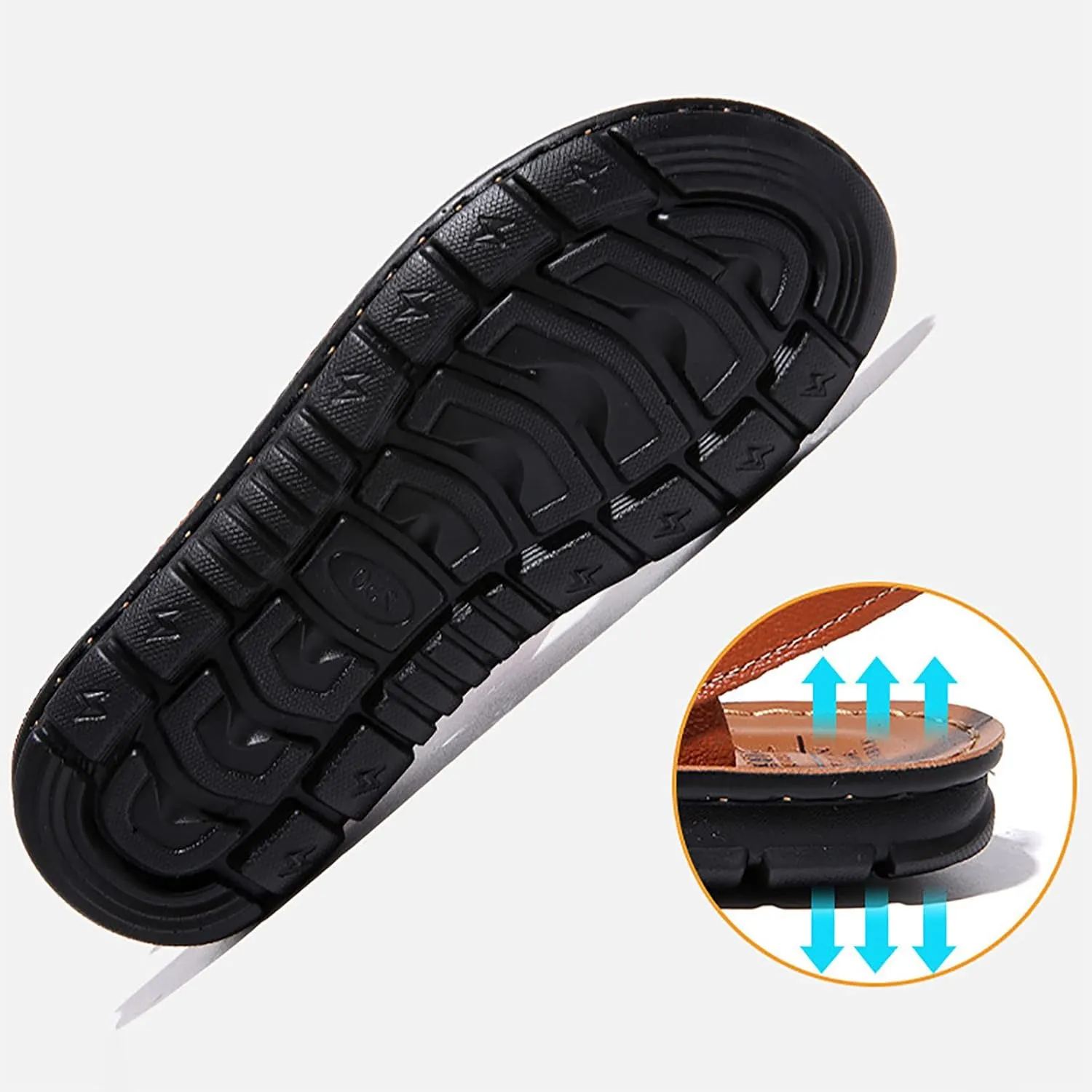 Mens Sandals Sandal for Men Mens Beach Sandals Open Toe for Indoor and Outdoor Non Slip Hiking Comfort Sandal