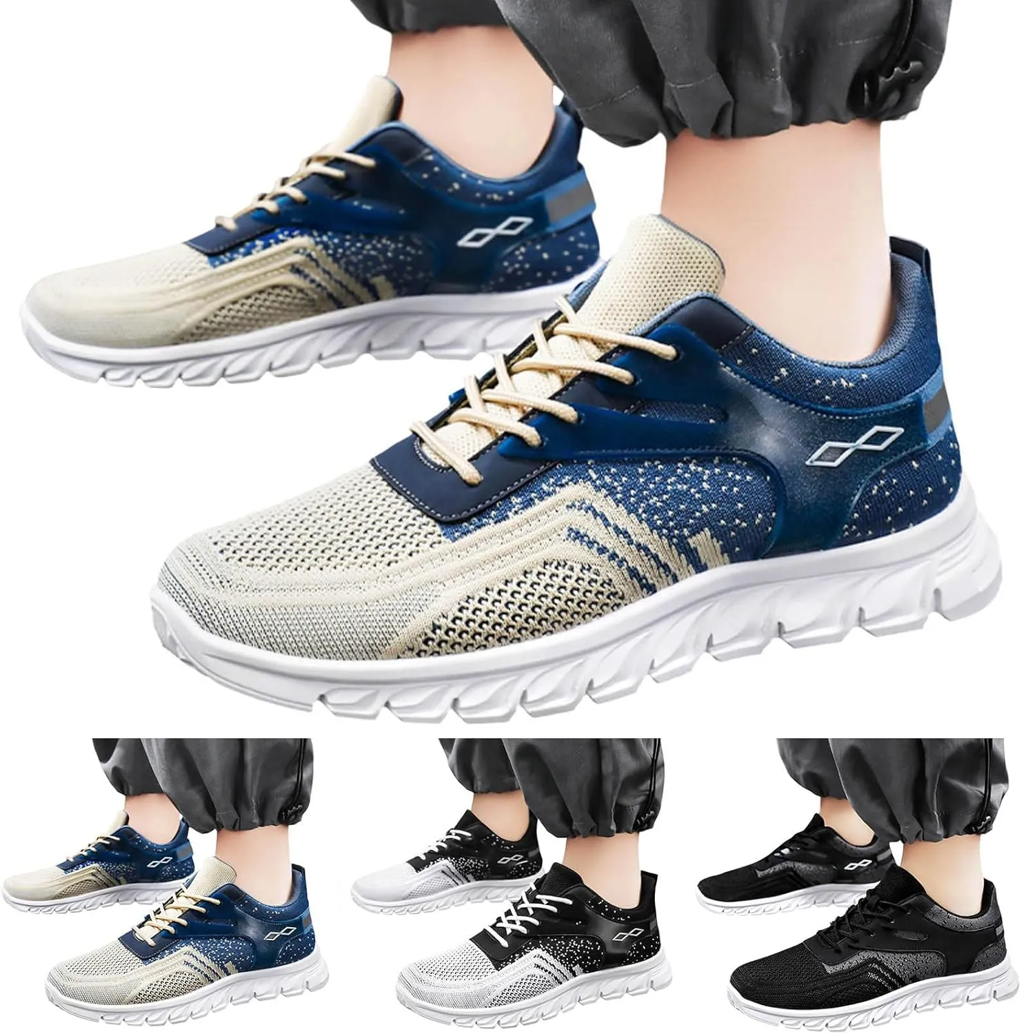 Mens Shoes Mens Shoes Casual Shoe Fashion Sneaker Black Dress Breathable Mesh Fashion Sneakers Slip on Slip on Men