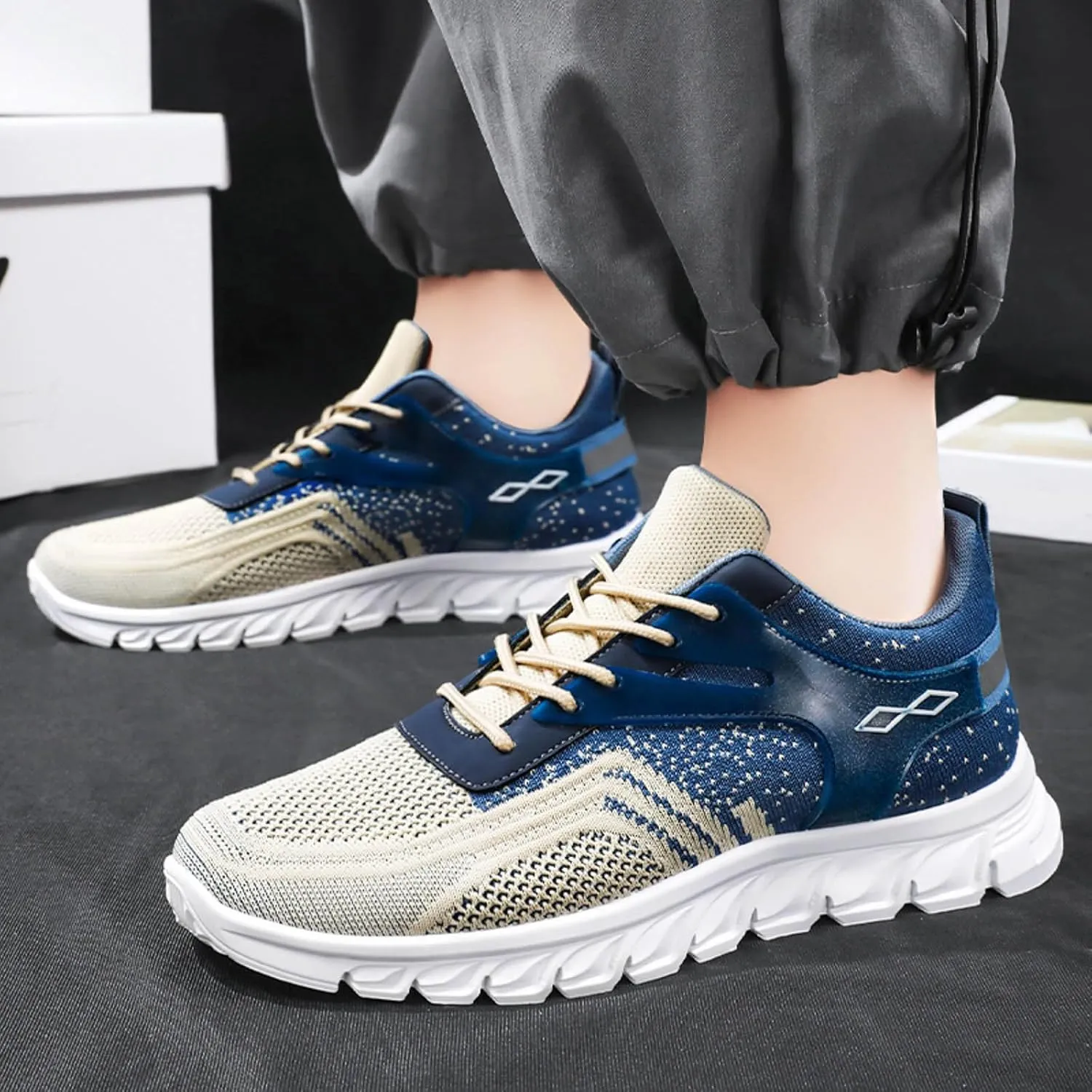 Mens Shoes Mens Shoes Casual Shoe Fashion Sneaker Black Dress Breathable Mesh Fashion Sneakers Slip on Slip on Men