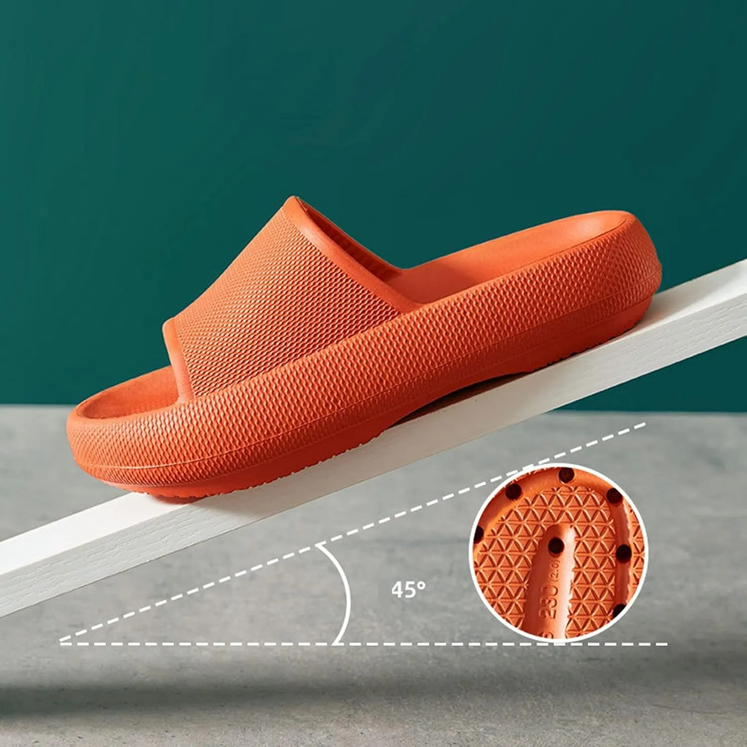 Mens Shower Shoes Slides for Women Mens Slides Womens Indoor House Ultra Comfort Slippers