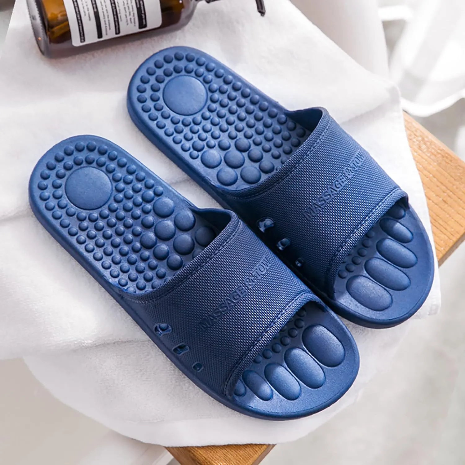 Mens Slides Slides for Women for Men Shower Shoes Women Bathroom Ultimate Comfort Dorms Slippers