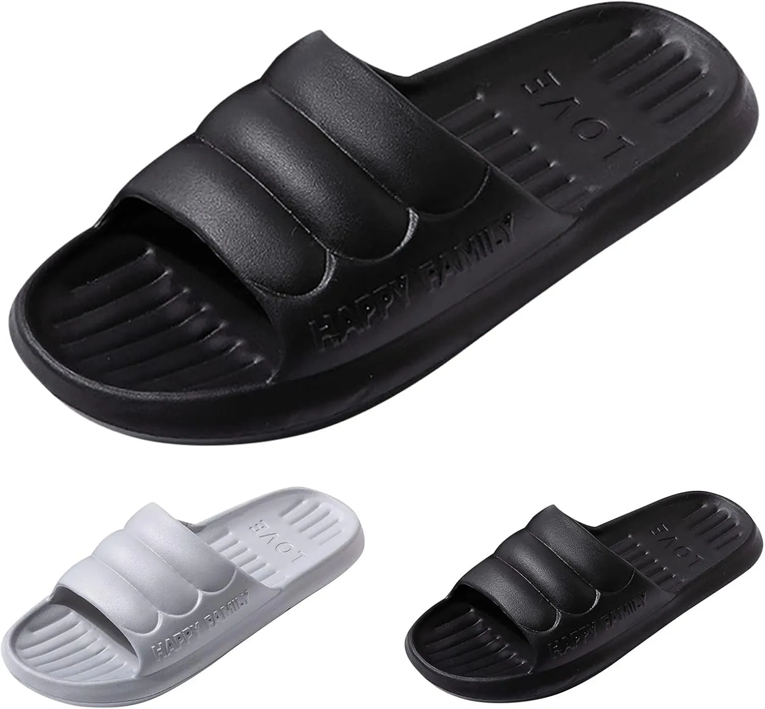 Mens Slides Slides for Women Mens Shower Shoes Shower Shoes Women Comfortable Ultimate Comfort Spa Slippers