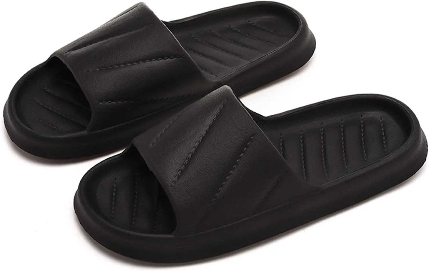 Mens Slides Womens Slides Cloud Slippers for Men for Women Ultra Comfort Spa Living Room Slippers