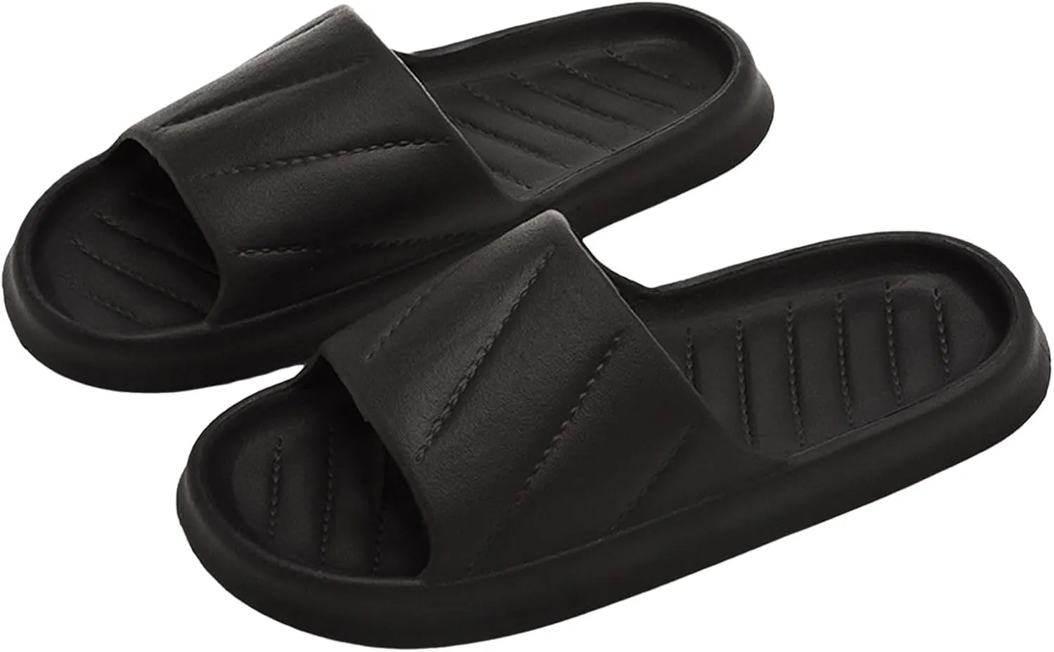 Mens Slides Womens Slides Cloud Slippers for Men for Women Ultra Comfort Spa Living Room Slippers
