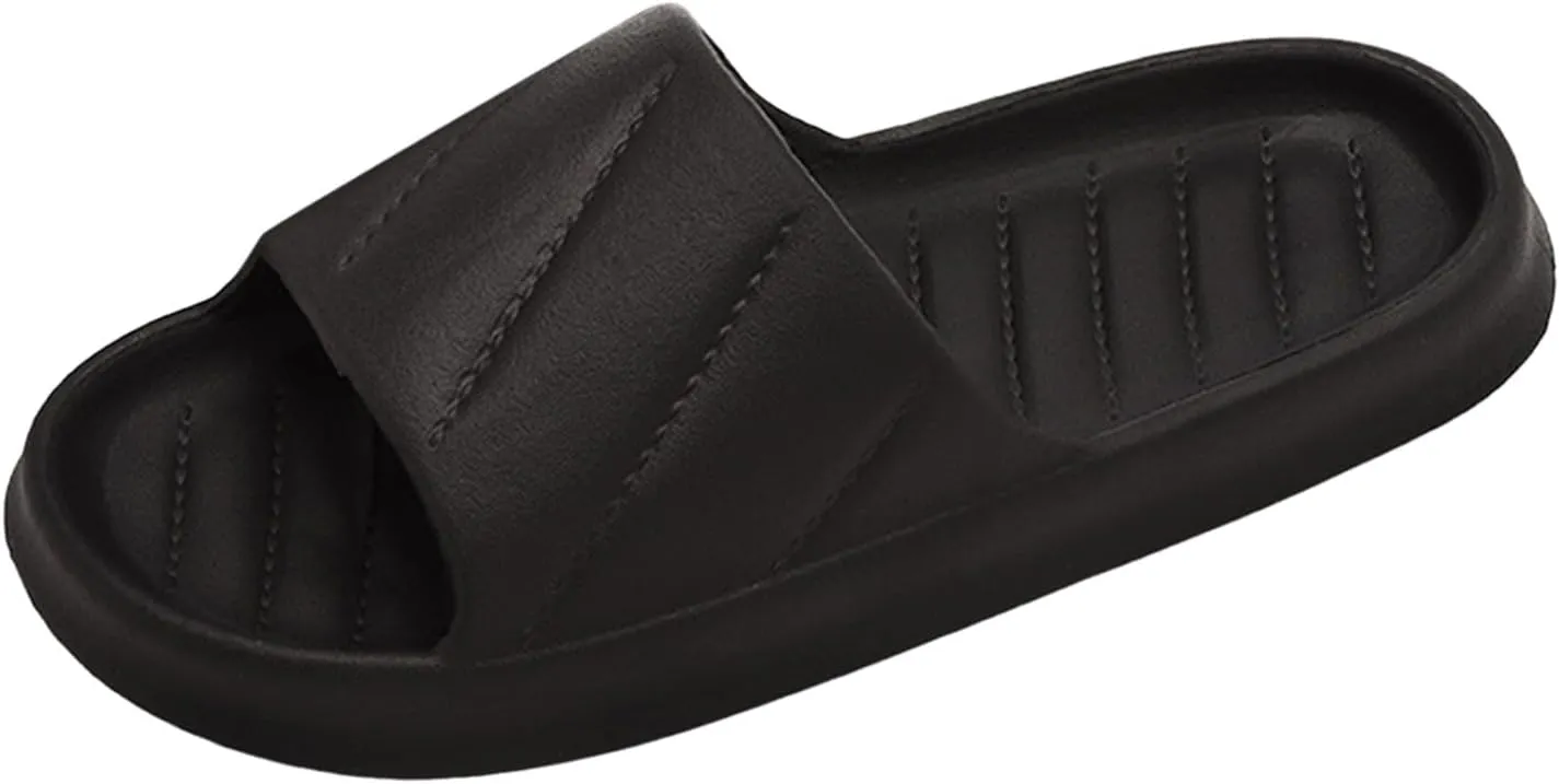 Mens Slides Womens Slides Cloud Slippers for Men for Women Ultra Comfort Spa Living Room Slippers