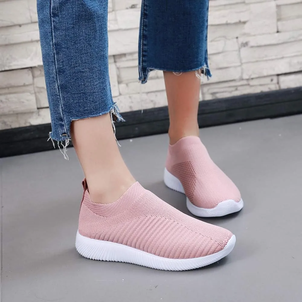 Mens Slip On Sneakers Slip On Shoes for Men Mens Casual Sneakers Lightweight Round Toe Flats Comfortable Womens Loafers Wide Width White Sneakers for Women