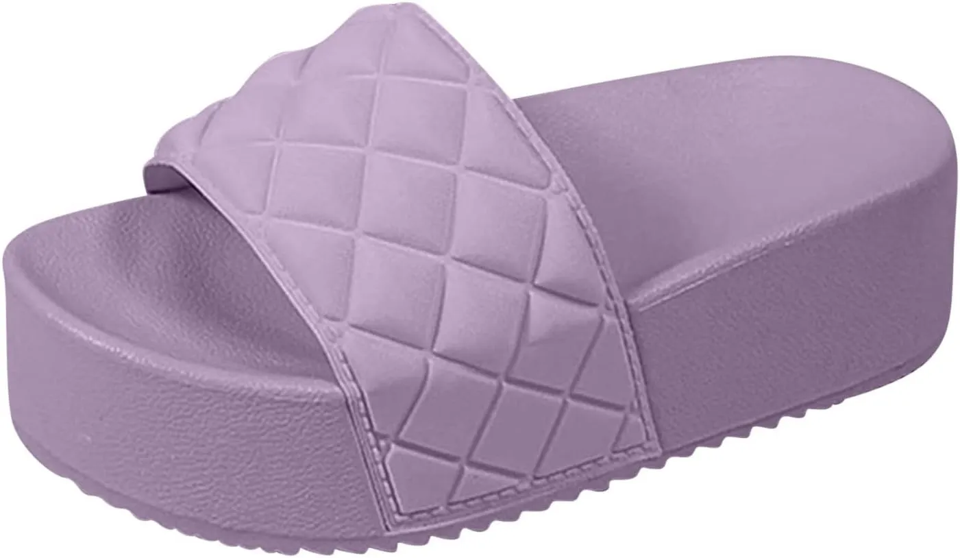 Mens Slippers Shower Shoes Women Bathroom Slippers Men Slides for Women Public Travel Ultra Comfort