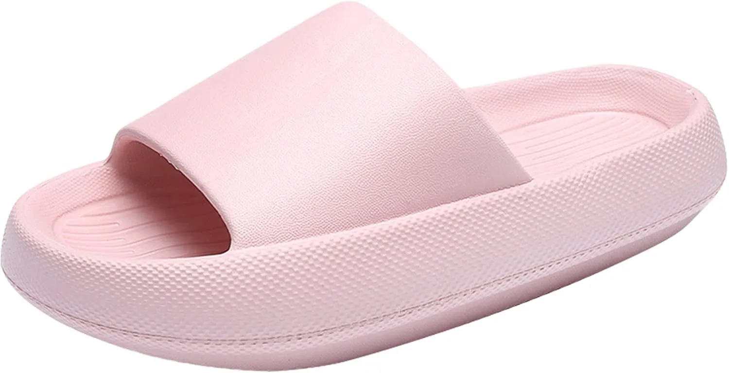 Mens Slippers Shower Shoes Women Bathroom Slippers Men Slides for Women Public Travel Ultra Comfort