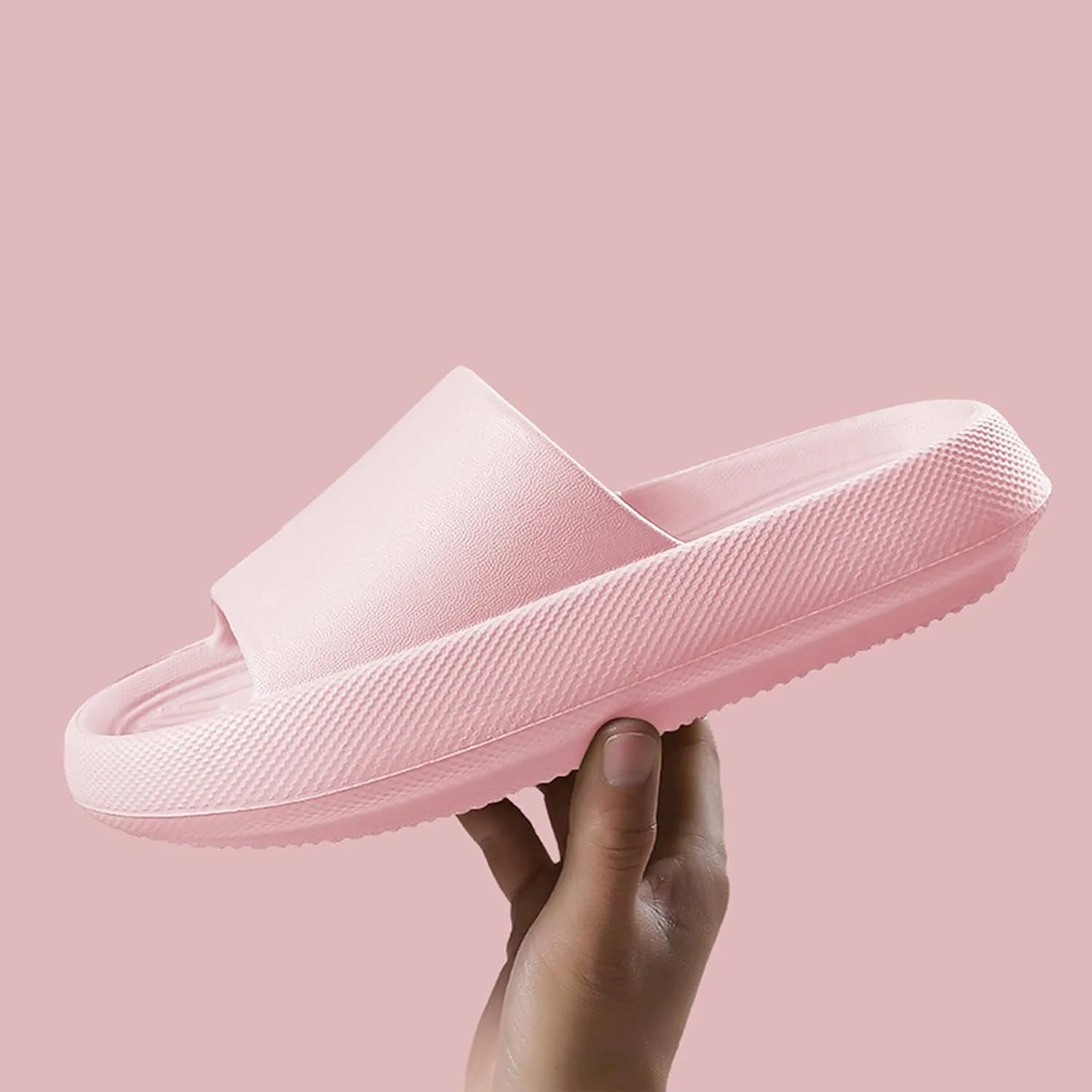 Mens Slippers Shower Shoes Women Bathroom Slippers Men Slides for Women Public Travel Ultra Comfort