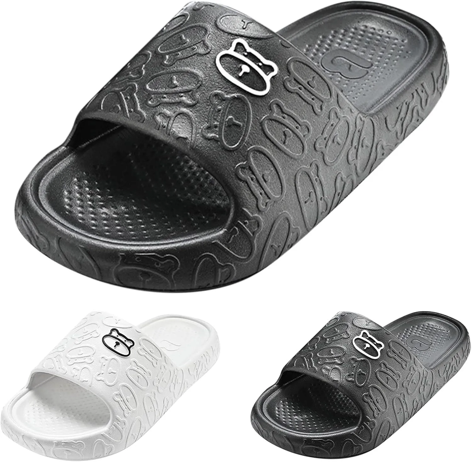 Mens Slippers Slides for Women Slides for Men Shower Shoes Women Ultimate Comfort Indoor Outdoor Gym Slippers