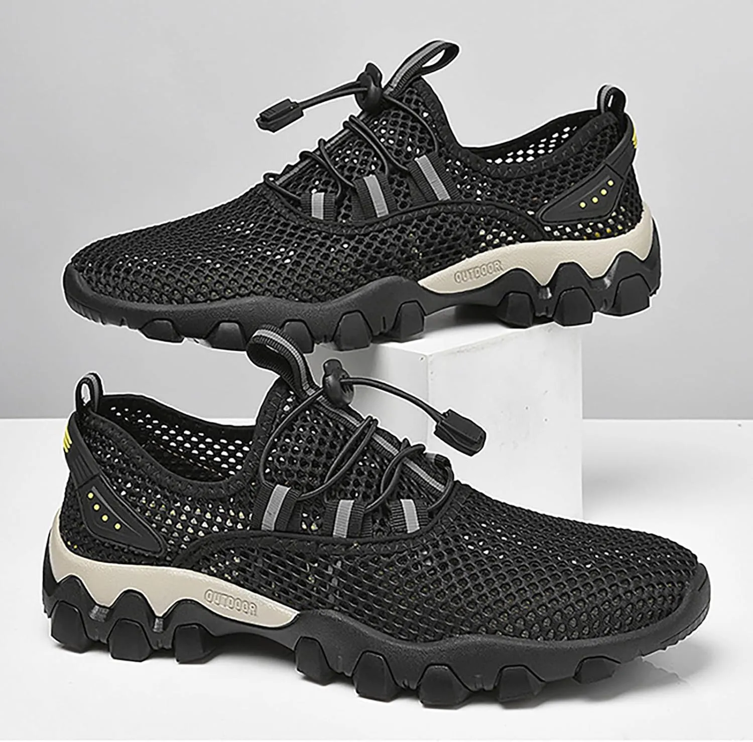 Men's Summer Breathable Mesh Sports Casual Shoes Men's Hiking Shoes Tourism Hiking Fanning Sandals