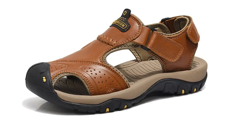 Men's Summer Leather Water Walking Sandals