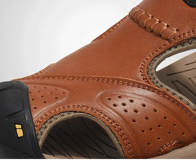 Men's Summer Leather Water Walking Sandals