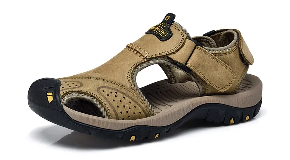 Men's Summer Leather Water Walking Sandals