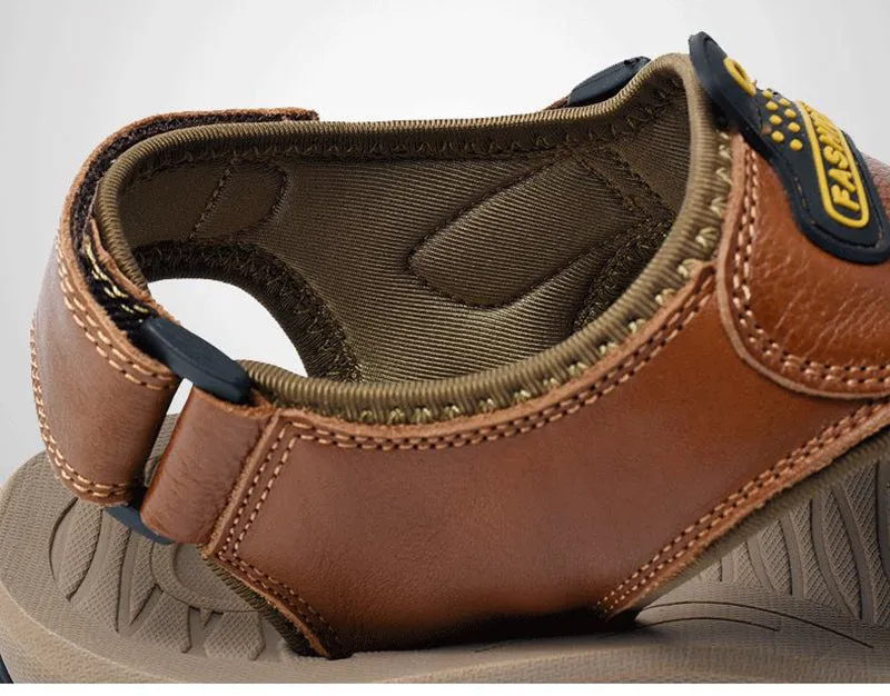 Men's Summer Leather Water Walking Sandals