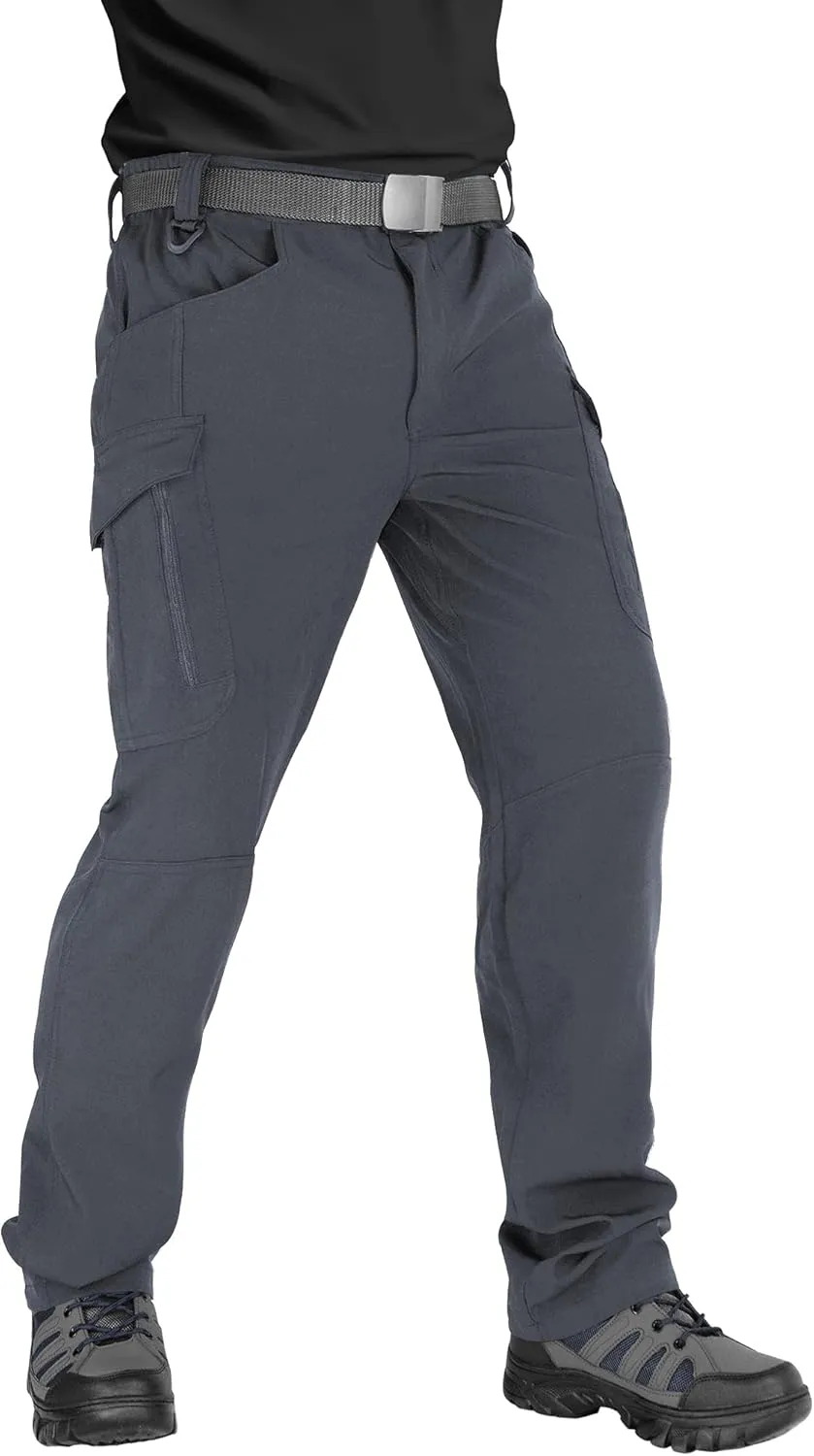 Men's Tactical Hiking Pants - Water-Resistant Cargo Work Pants, Military-Grade Construction & Outdoor Pants for Men