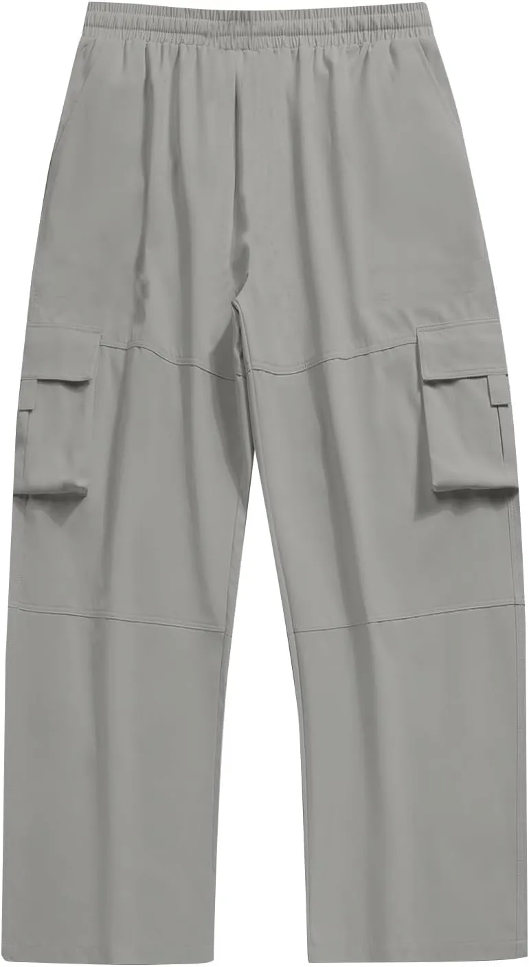 Mens Tactical Pants Breathable Flex Camo Heavyweight Cargo Pants Running Camouflage Camp Waterproof Work Pants