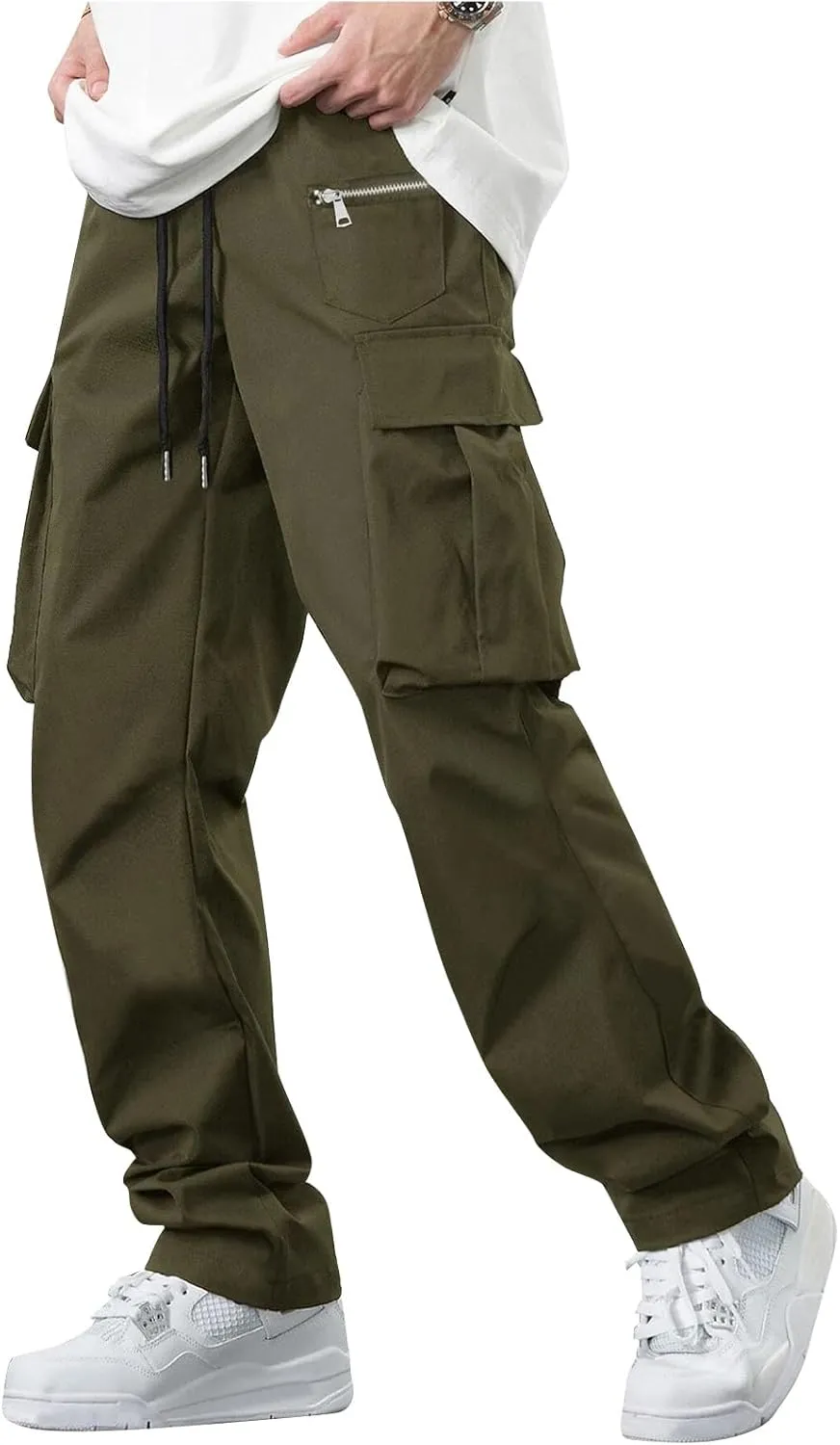 Mens Tactical Pants Climbing Running Lightweight Cargo Pants Flexible Flexcamo Ripstop Waterproof Work Pants