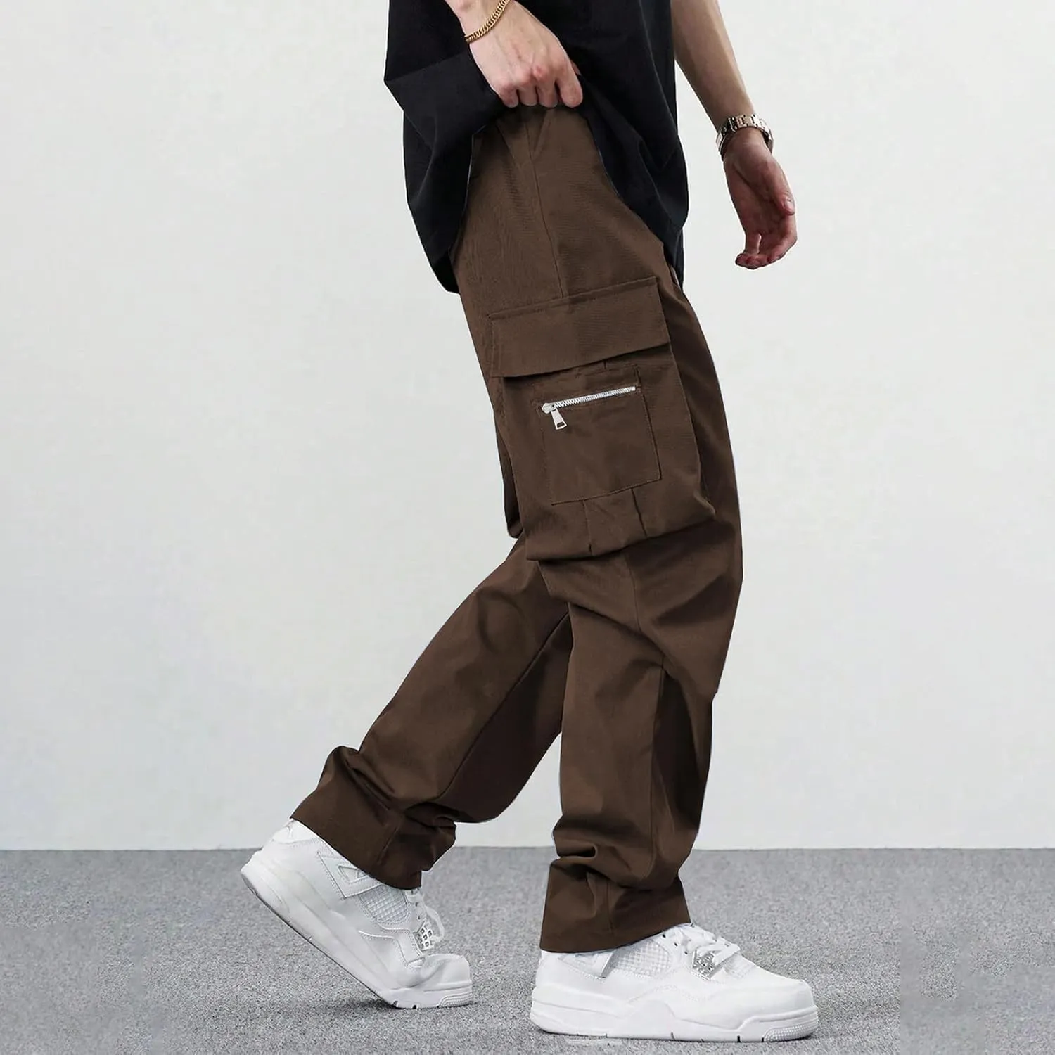 Mens Tactical Pants Climbing Running Lightweight Cargo Pants Flexible Flexcamo Ripstop Waterproof Work Pants