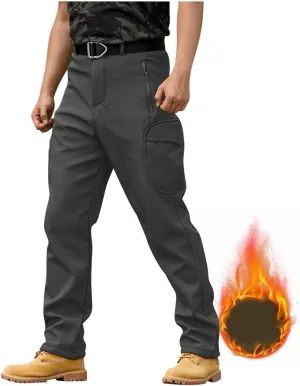 Mens Tactical Pants with Pockets Waterproof Ripstop Overalls Lightweight Work Hiking Pants Outdoor Camo Combat Pants