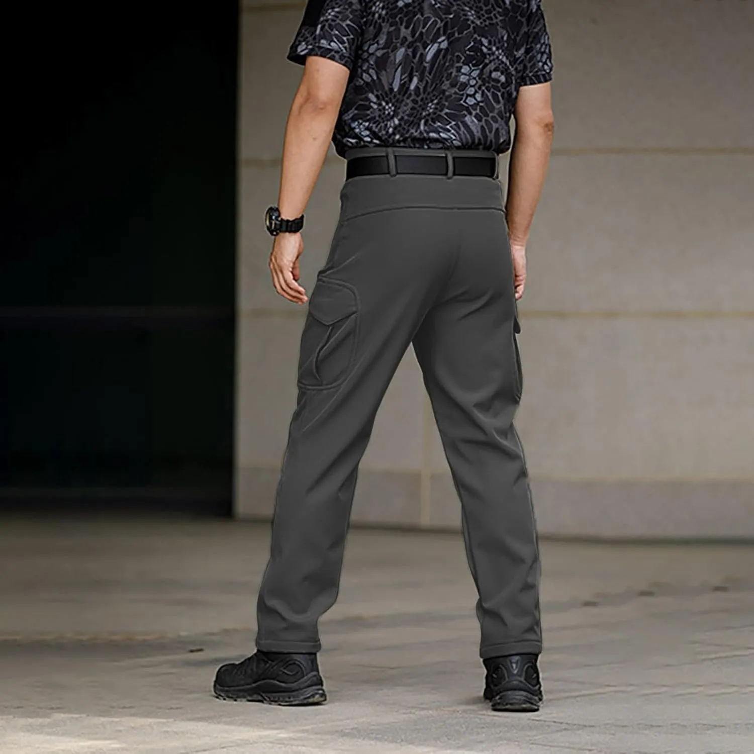 Mens Tactical Pants with Pockets Waterproof Ripstop Overalls Lightweight Work Hiking Pants Outdoor Camo Combat Pants