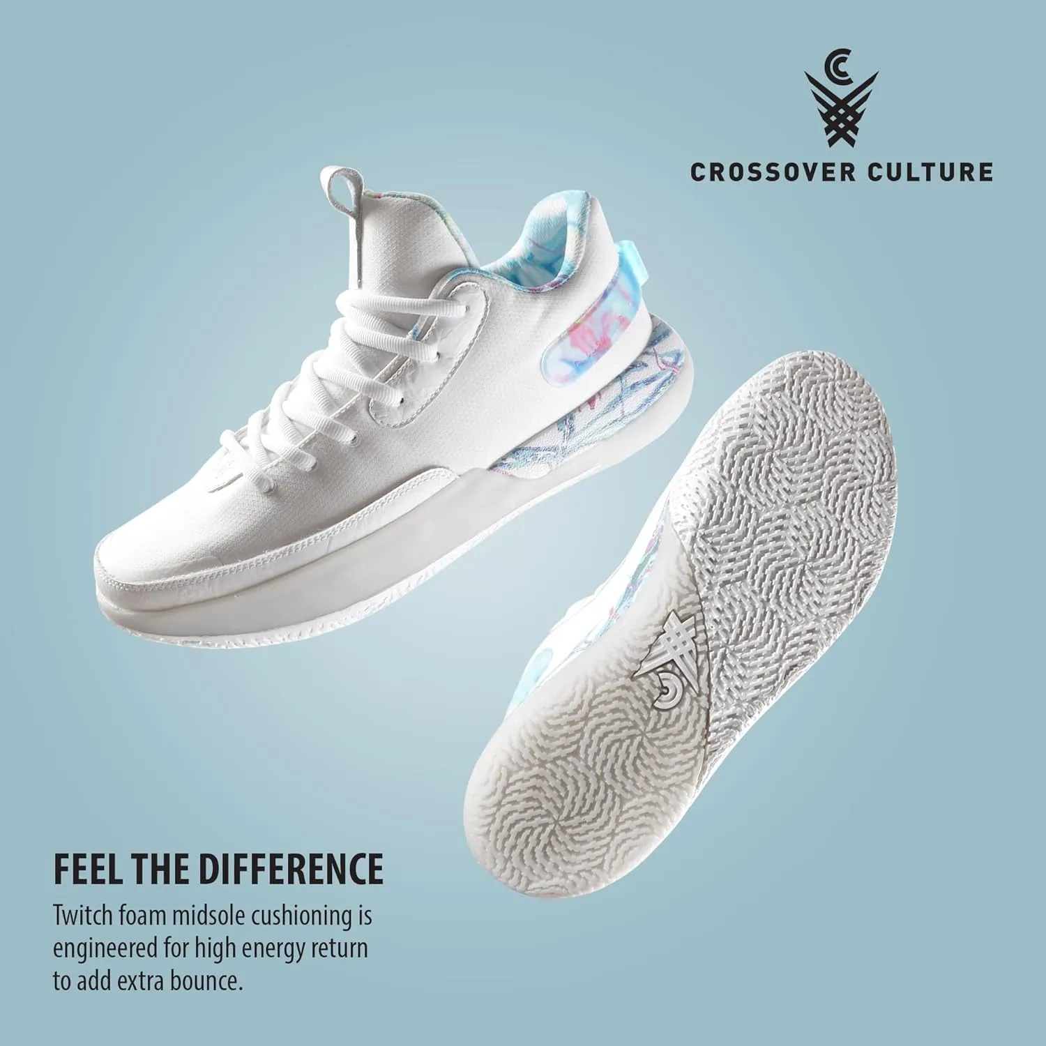 Mens Varsity Basketball Shoes - Comfortably Padded Low Top Basketball Shoes for Men - Basketball Sneakers