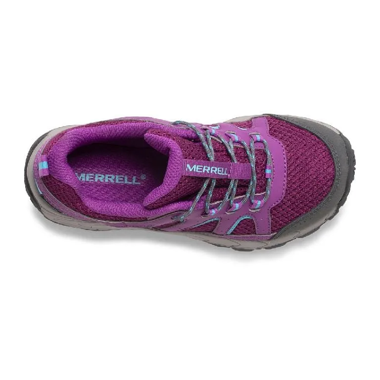 Merrell Kid's Oakcreek Low Lace Waterproof Purple/Blue