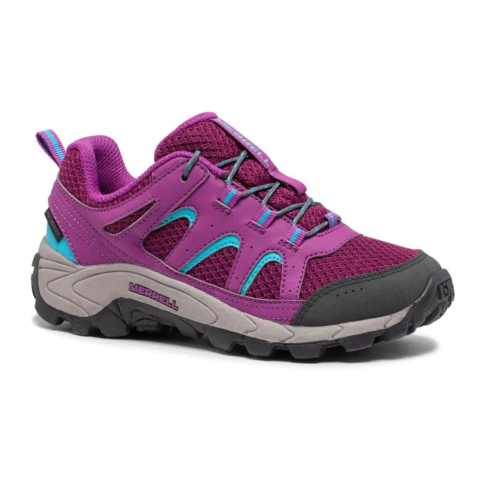 Merrell Kid's Oakcreek Low Lace Waterproof Purple/Blue