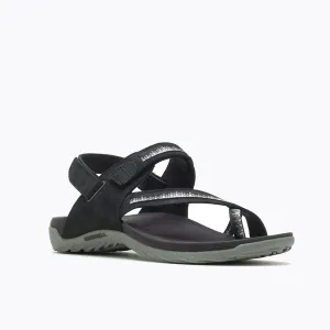 Merrell Women's Terran 3 Cush Post Convert Sandals- Black