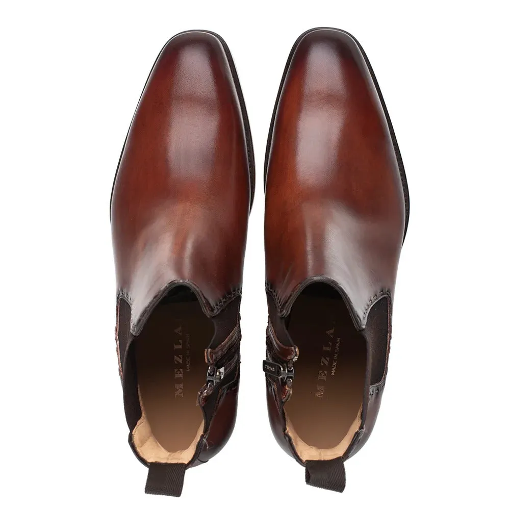 Mezlan E20484 Men's Shoes Calf-Skin Leather Chelsea Boots (MZ3520)