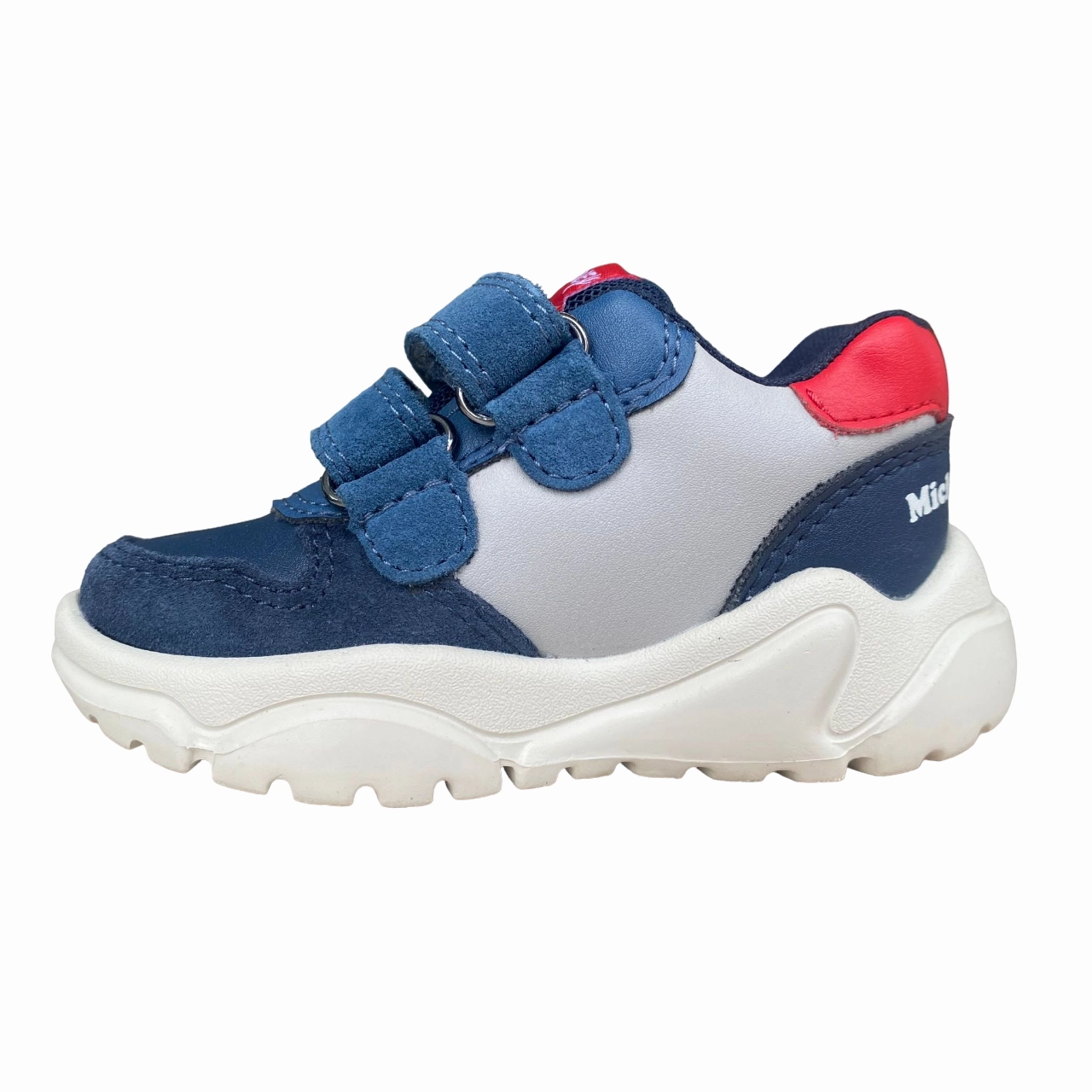 Wide - base Geox scarpa sneakers da bambino Ciufciuf Mickey Mouse B465RA 05422 C0832 blu-grigio