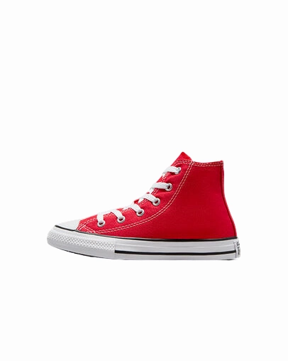 Converse All Star Chuck Taylor HI Junior Tela 3J232C | Sneakers alta rossa Contoured Heel Padding Breathable Padding