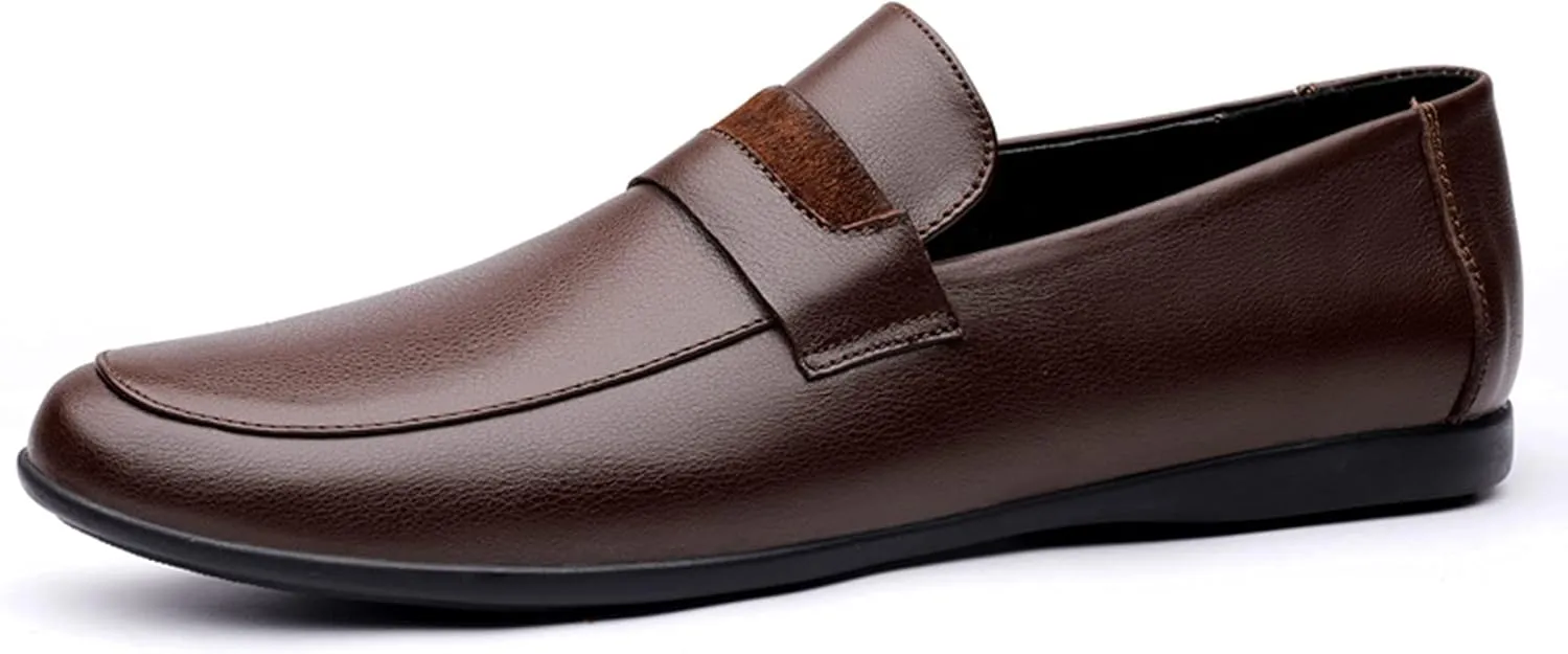 Minishion Anti-Slip Casual Soft Driving Loafers Dress Shoes 0319#
