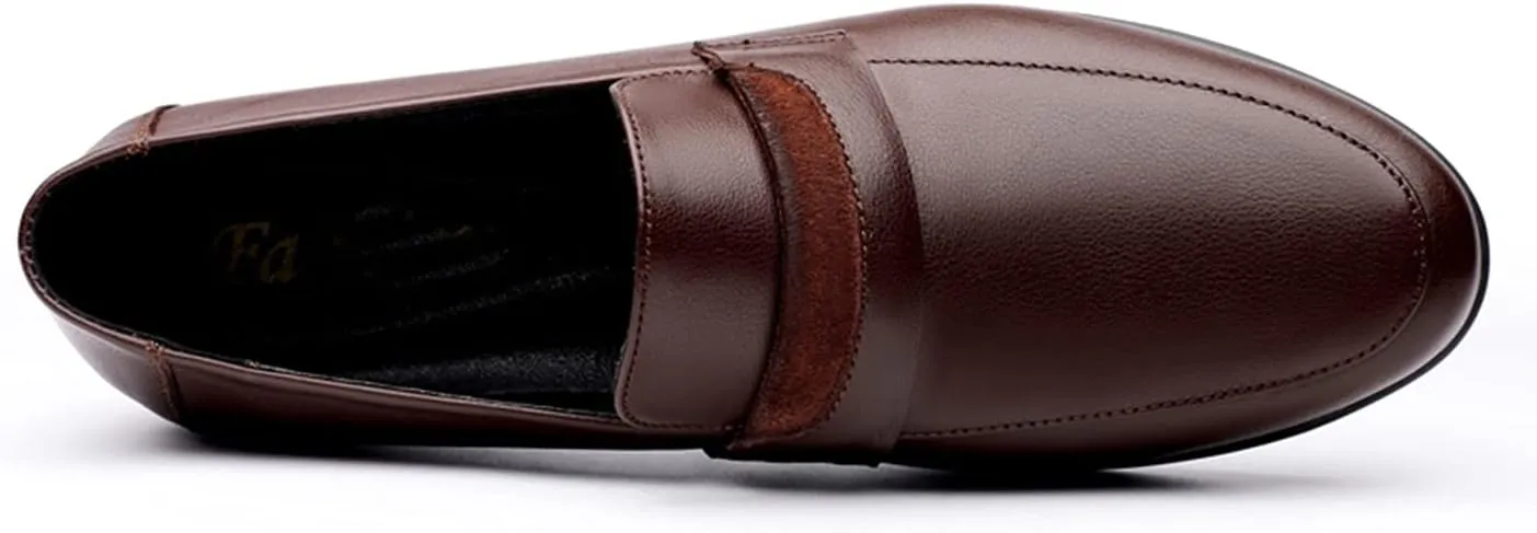 Minishion Anti-Slip Casual Soft Driving Loafers Dress Shoes 0319#
