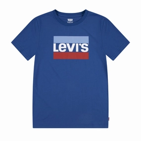 Levi's Kids T-shirt manica corta Logo Tee 8E8568-B65 azzurro Quick Dry Material Best Seller