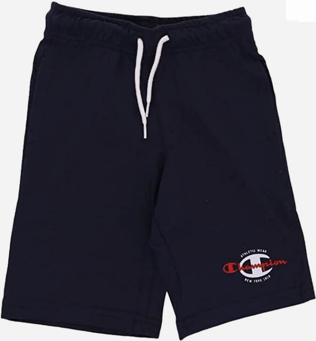 Champion pantaloncini sportivi da ragazzo Legacy Graphic 306312 BS503 BLI blu AntiOdorTreatment Summer Comfort