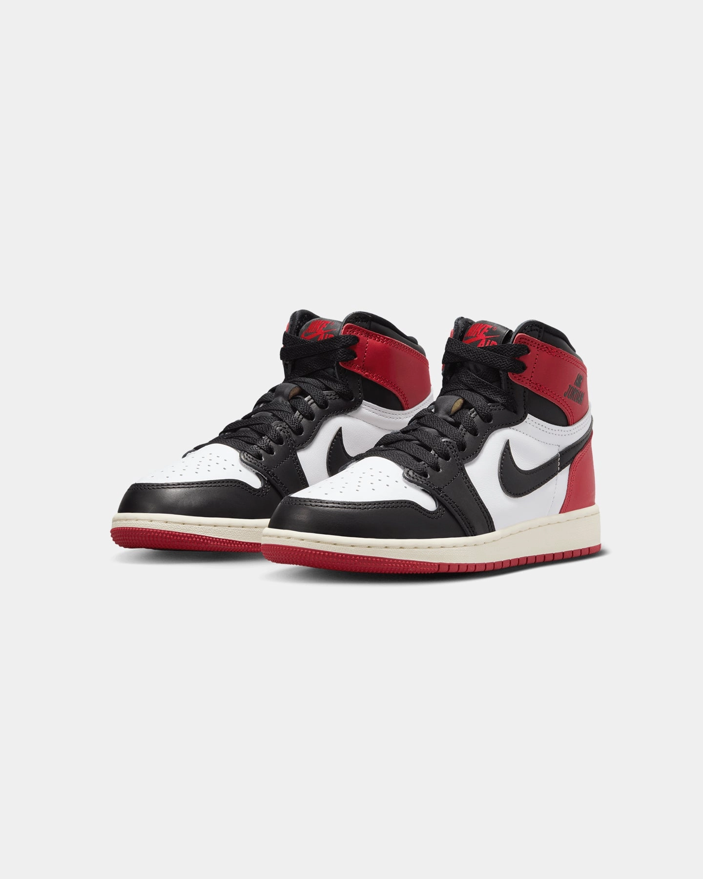 Secure Lace System Abrasion Resistant Upper Jordan Kids' Air Jordan 1 High OG "Reimagined" (GS) White/Black-Varisty Red