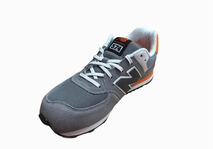 New Balance sneakers da ragazzo KL574P1G grey running in a meadow shoes plantar fasciitis shoes