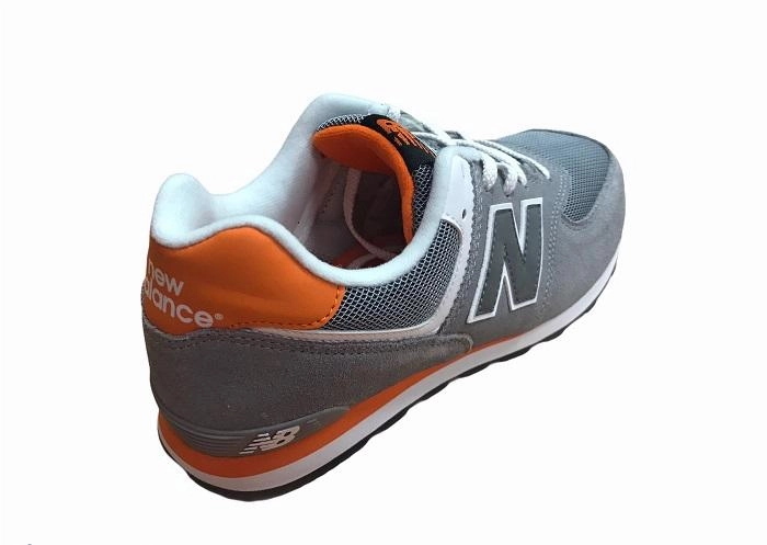 New Balance sneakers da ragazzo KL574P1G grey running for leisure shoes