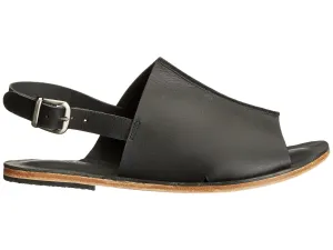 Montana Blvd - Back Strap Leather Mule | Black