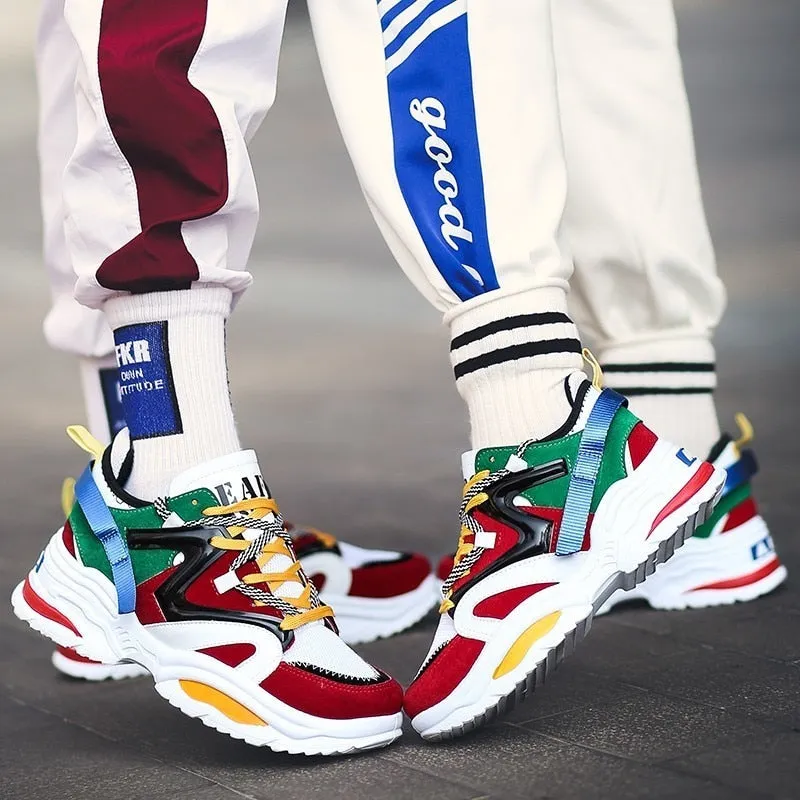 Multi-Color Trend Fashion Breathable Sneakers