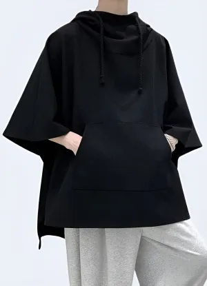 Multi-Pocket Techwear Poncho