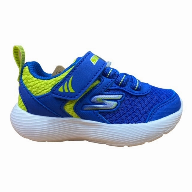 Skechers scarpa da bambino Dyna-Lite Relter 407237N/BLLM blu lime indoor sole reinforced - heel - area shoes