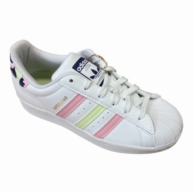 Engineered Airflow Channels Responsive foam Adidas Originals scarpa sneakers da ragazza Superstar GY3330 bianco limone rosa