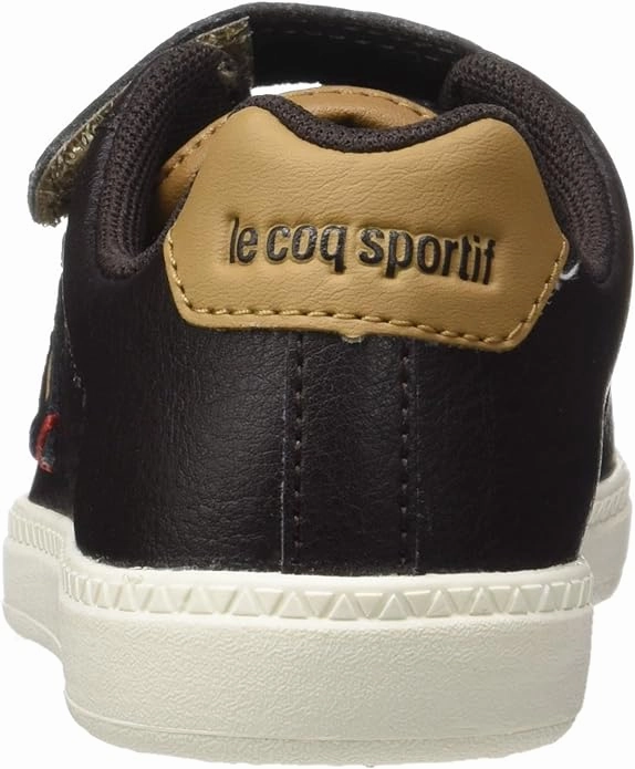 track equipment Maximum Performance Le Coq Sportif scarpa da bambino con strappo in pelle Courtone 1720116 marrone